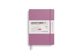 LEUCHTTURM MONTHLY PLANNER 2026 & NB B5 SC 16 MONTHS DUSTY ROSE 372785